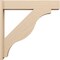 Ekena Millwork 7 1/2-in W x 38-in D x 38-in H Funston Block Rough Cedar Woodgrain TimberThane Outlooker, Primed Tan OUTUR075X38X38FST44RCPR - alternate 3